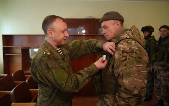 Житель Гусева указом президента получил медаль «За отвагу»