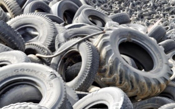 Россельхознадзор потребовал ликвидировать свалку отработанных тракторных шин под Гусевом