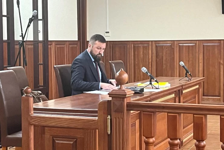 Адвокат Евгений Хребтань на заседании по рассмотрению апелляционной жалобы. Фото: Екатерина Медведева