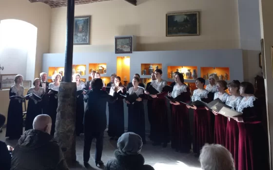 Камерный хор «Кант» выступил с концертом в музейно-выставочном комплексе «Янтарный замок»