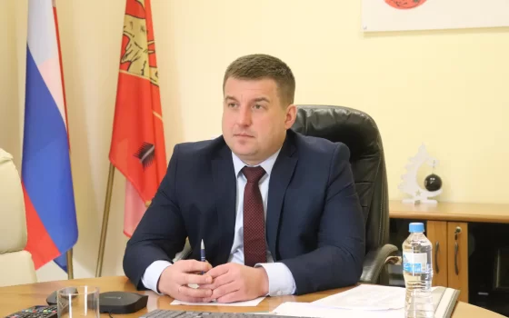 В городской администрации прошла видеоконференция с партнёрами из Беларуси