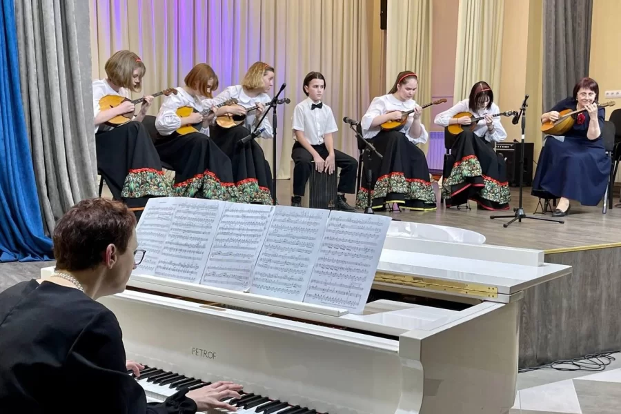 В ДШИ прошёл отчётный концерт отделения оркестровых инструментов «Нота вдохновения»