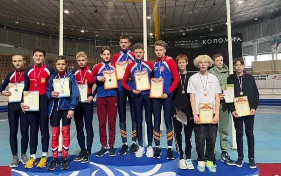 Гусевские спортсмены приняли участие в первенстве Московской области по шорт-треку