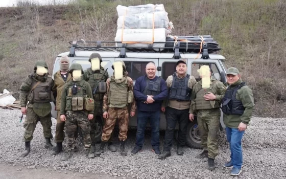 Александр Китаев сопроводил очередной груз помощи нашим бойцам в зону СВО