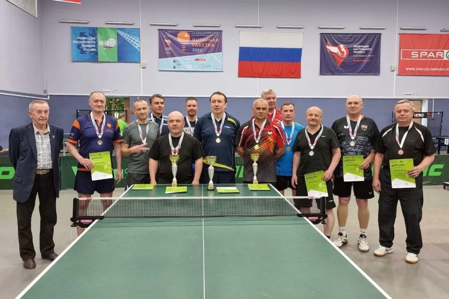 Гусевский спортсмен взял первое место на областном чемпионате по настольному теннису