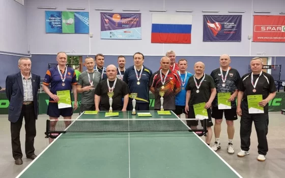 Гусевский спортсмен взял первое место на областном чемпионате по настольному теннису