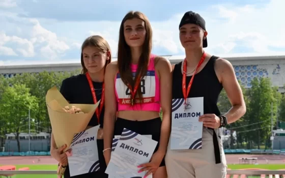 Спортсменка из Гусева взяла два первых места на Первенстве России по лёгкой атлетике