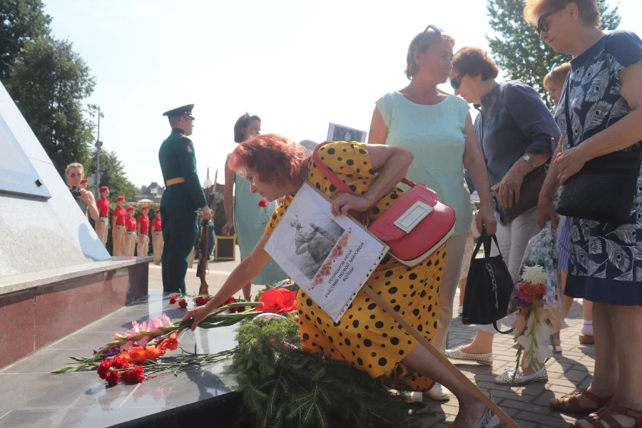 Молебен, цветы и минута молчания: в Гусеве почтили память павших в Гумбинненско-Гольдапском сражении