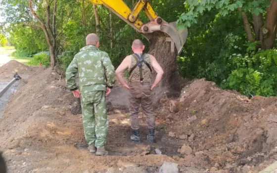 На Лесной обнаружены костные останки, предположительно офицера РККА