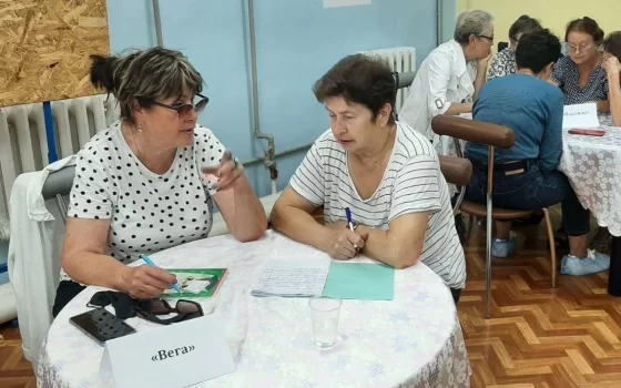 В Гусеве прошла интеллектуальная игра «Что? Где? Когда?» для инвалидов и пожилых граждан