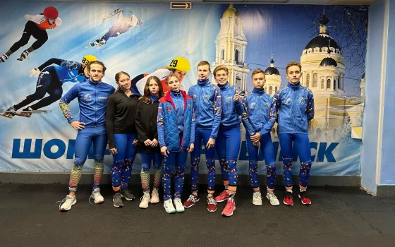 Гусевские конькобежцы приняли участие в межрегиональных соревнованиях по шорт-треку в Рыбинске