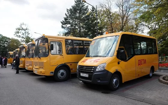 Гусевский городской округ получил новые школьные автобусы