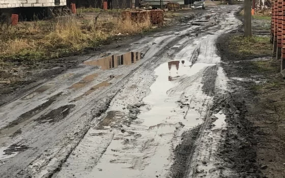Вопрос по ремонту дороги на Покровской рассмотрят после постройки там всех домов