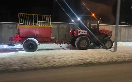 Последствия снегопада в Гусевском городском округе устраняются в круглосуточном режиме