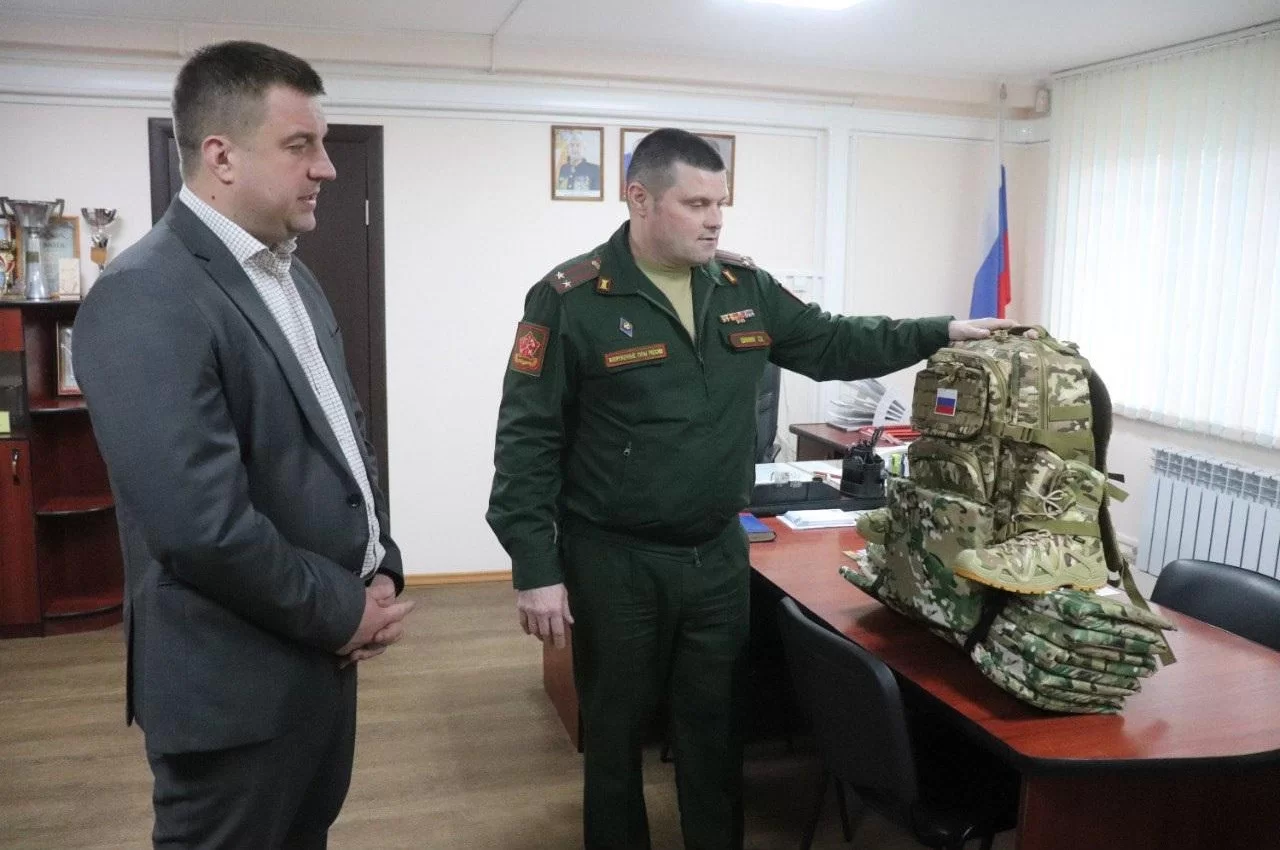 В Гусеве добровольцы вступившие в ряды армии РФ будут получать «рюкзак призывника»