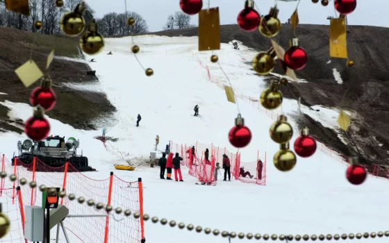 Истинные любители горных лыж и сноуборда едут Ново-Гурьевское даже в плюсовую