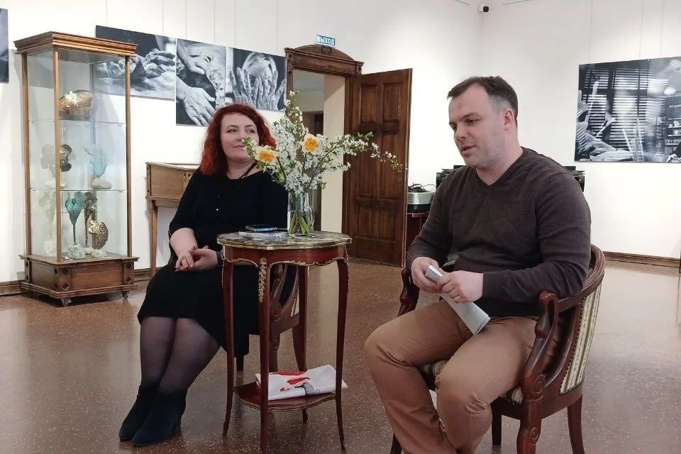 В городском музее прошла творческая встреча с поэтами Игорем Голубь и Екатериной Мантуровой