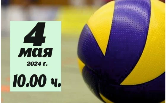 4 мая в Гусеве пройдёт зональный этап областной спартакиады по волейболу среди мужских команд