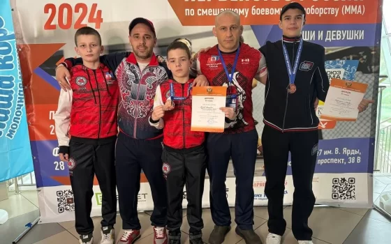 Наши спортсмены завоевали бронзовые медали на первенстве России по ММА в Чебоксарах