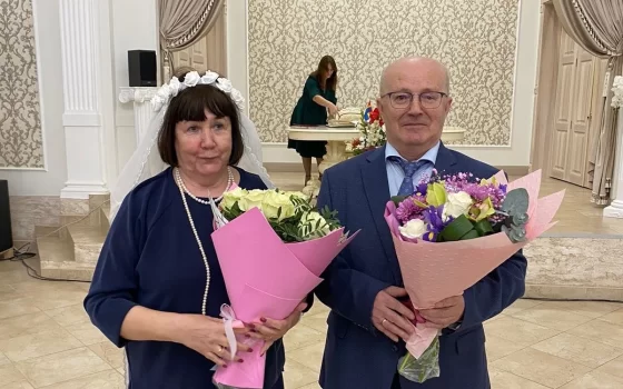 В Гусеве «золотой» юбилей совместной жизни отпраздновали Тимченко Владимир Иванович и Нина Михайловна