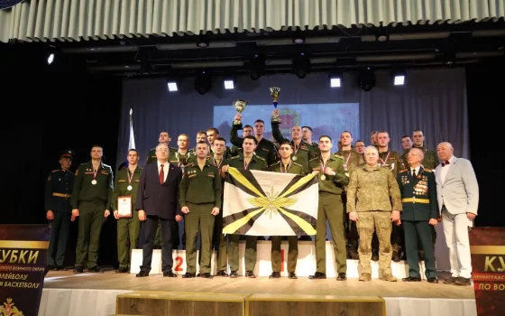 В Гусеве подвели итоги армейских соревнований по волейболу и баскетболу