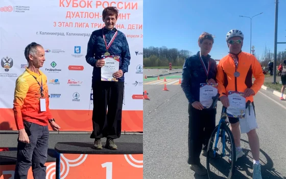 Жительница Гусева взяла первое место на чемпионате Калининграда по дуатлону
