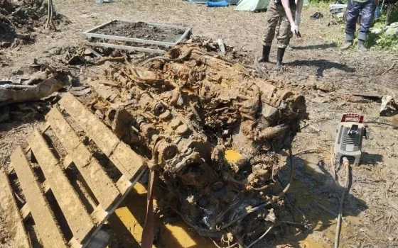 В Калининградской области нашли штурмовик Ил-2 с останками лётчика и стрелка