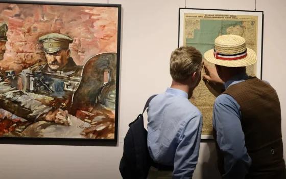 В Гусевском музее открылась выставка «В дни Первой мировой»